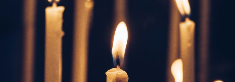Brennende Kerzen