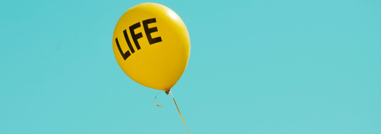 Ballon vor Himmel